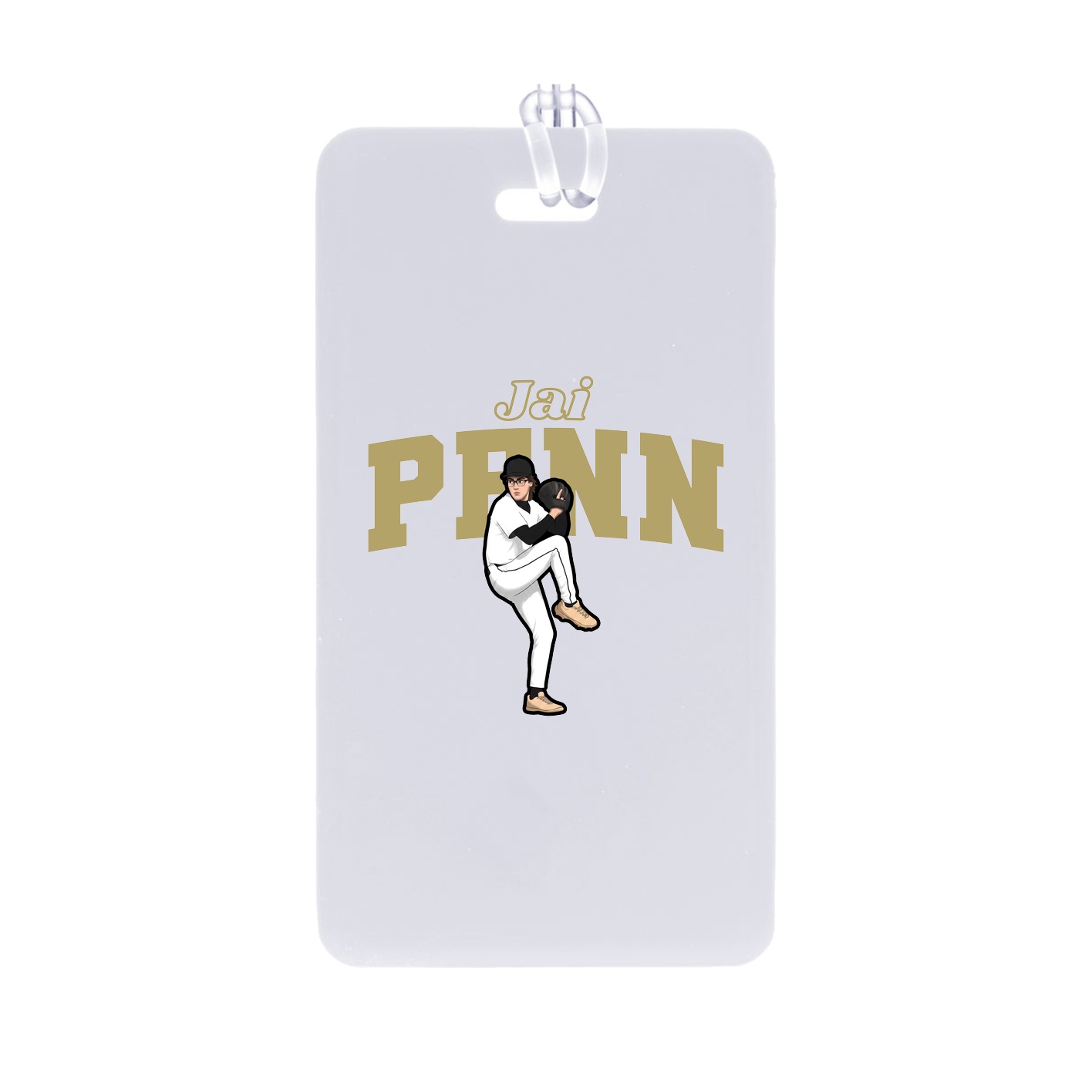 Bag Tag — Name Arch in Classic
