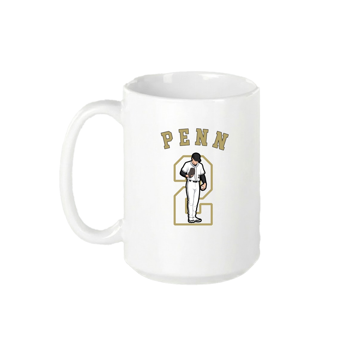 15oz Coffee Mug — Shirsey Arch in White