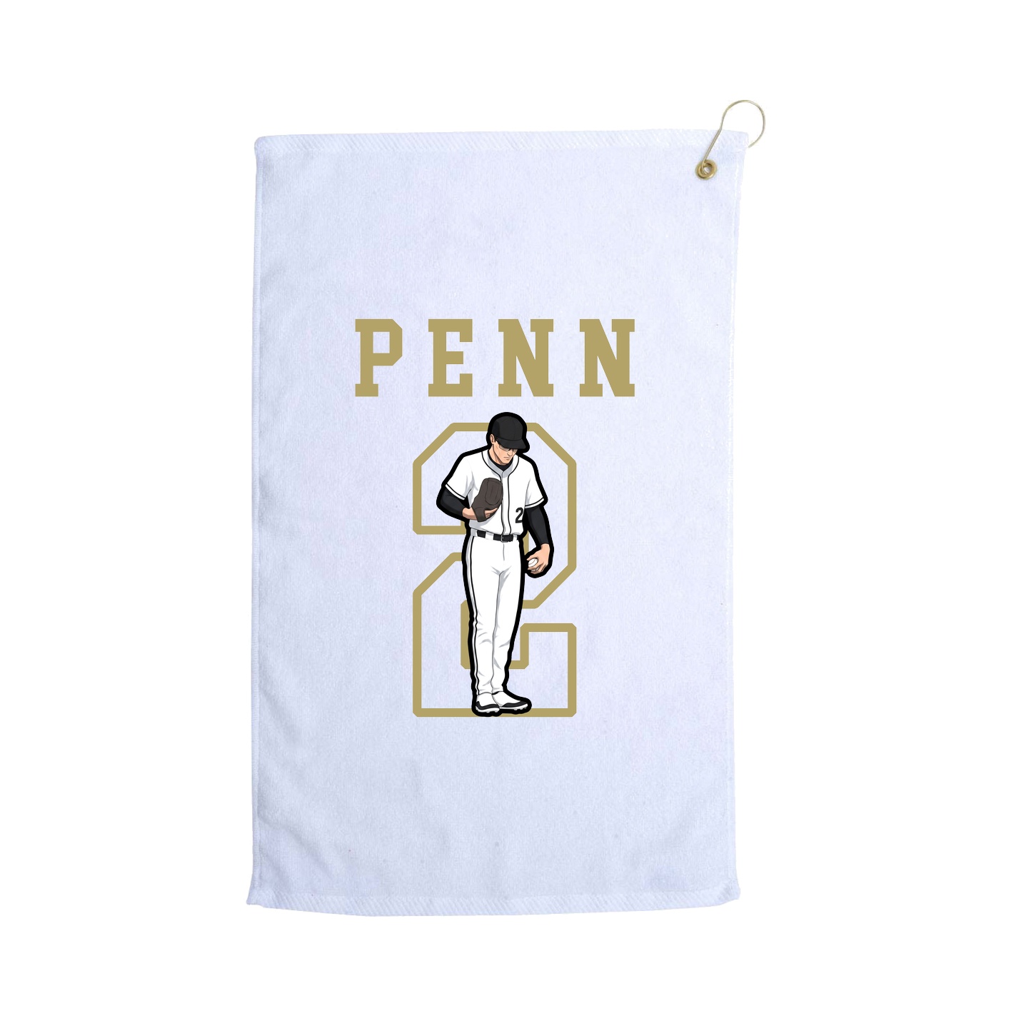 Golf Towel — Shirsey in White