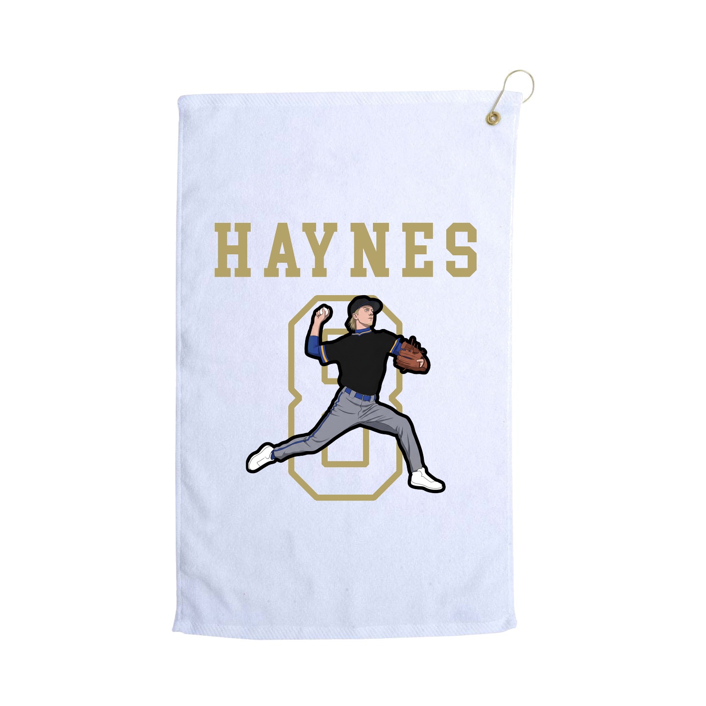 Golf Towel — Shirsey in White