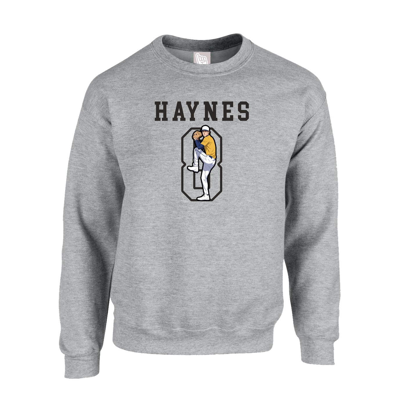 Fleece Crew — Shirsey in Grey