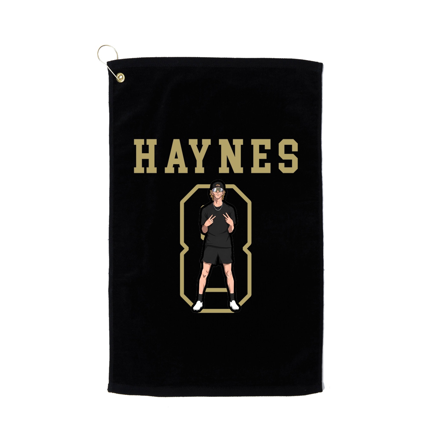 Golf Towel — Shirsey in Black