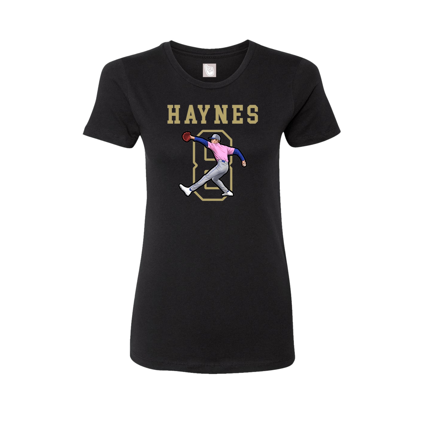Fitted Women's Tee — Shirsey in Black
