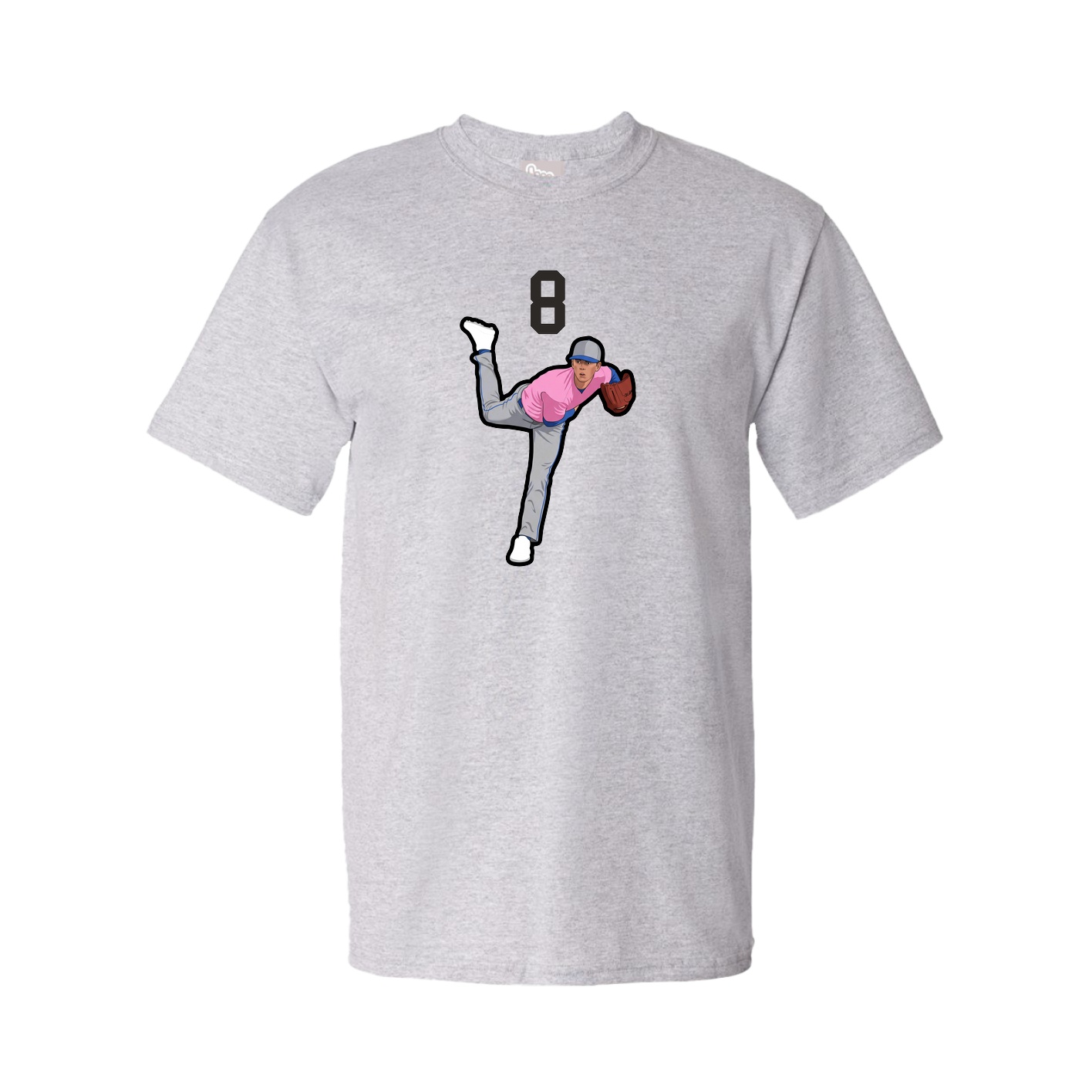 Tee — Number Top in Grey