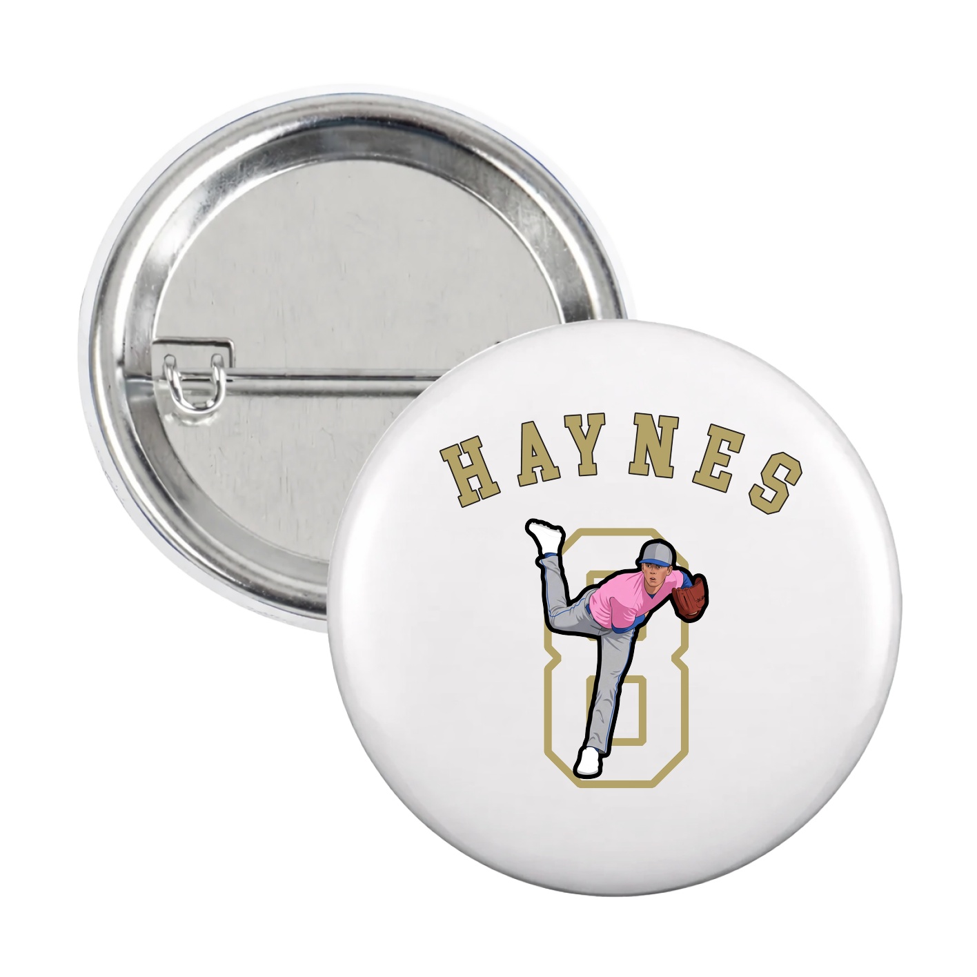 Game Day Button — Shirsey Arch in White