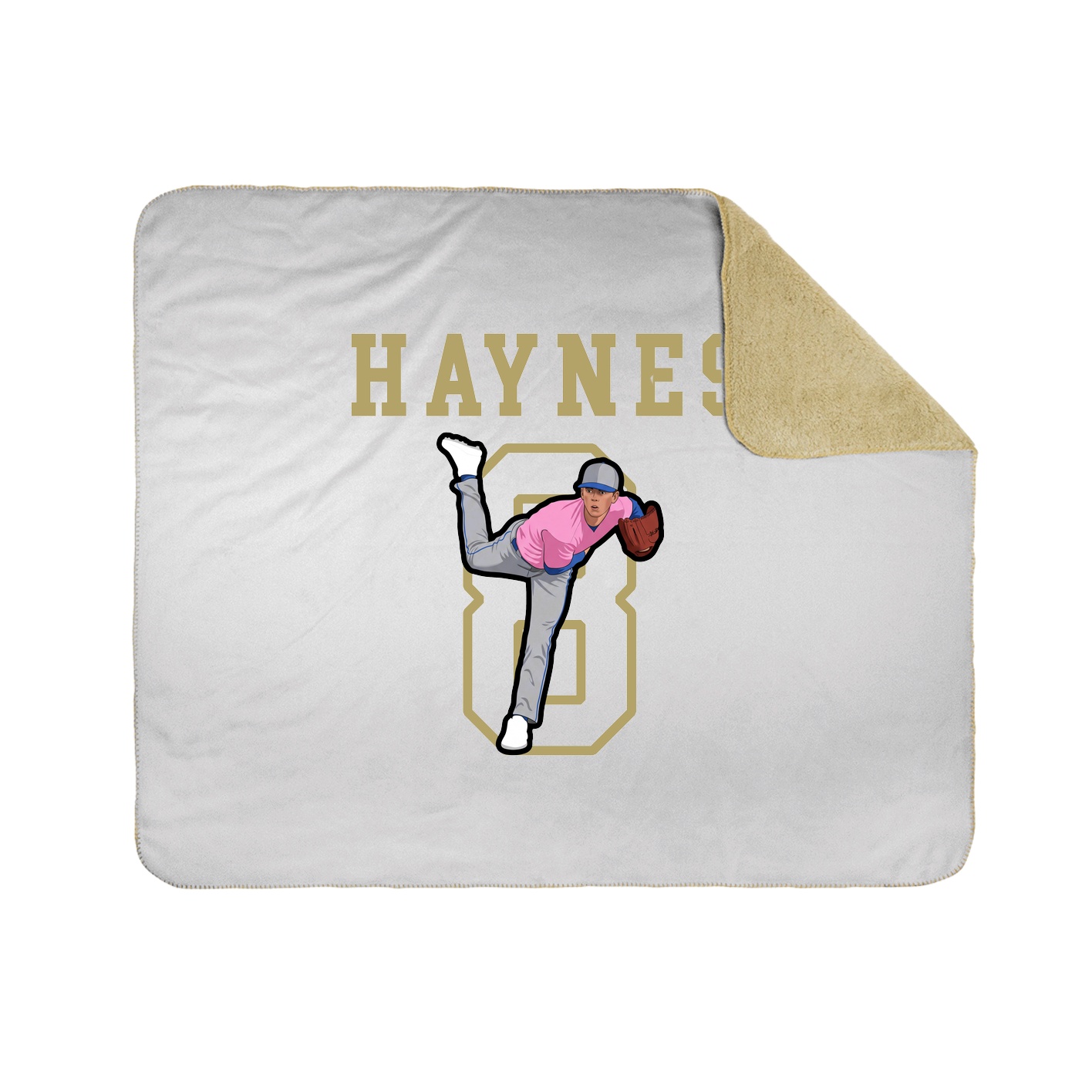 Throw Blanket — Shirsey in White