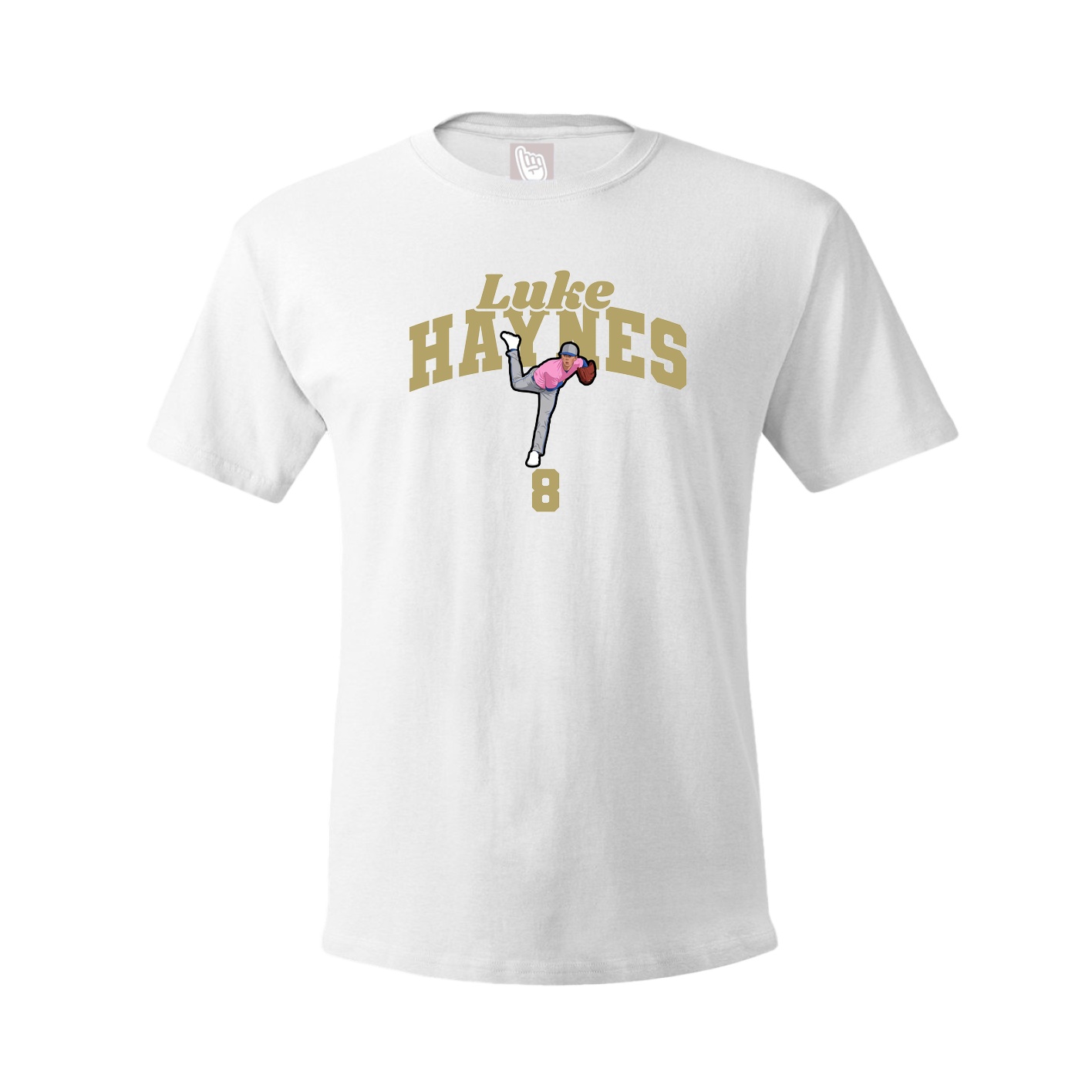Youth Tee — Signature Arch in White