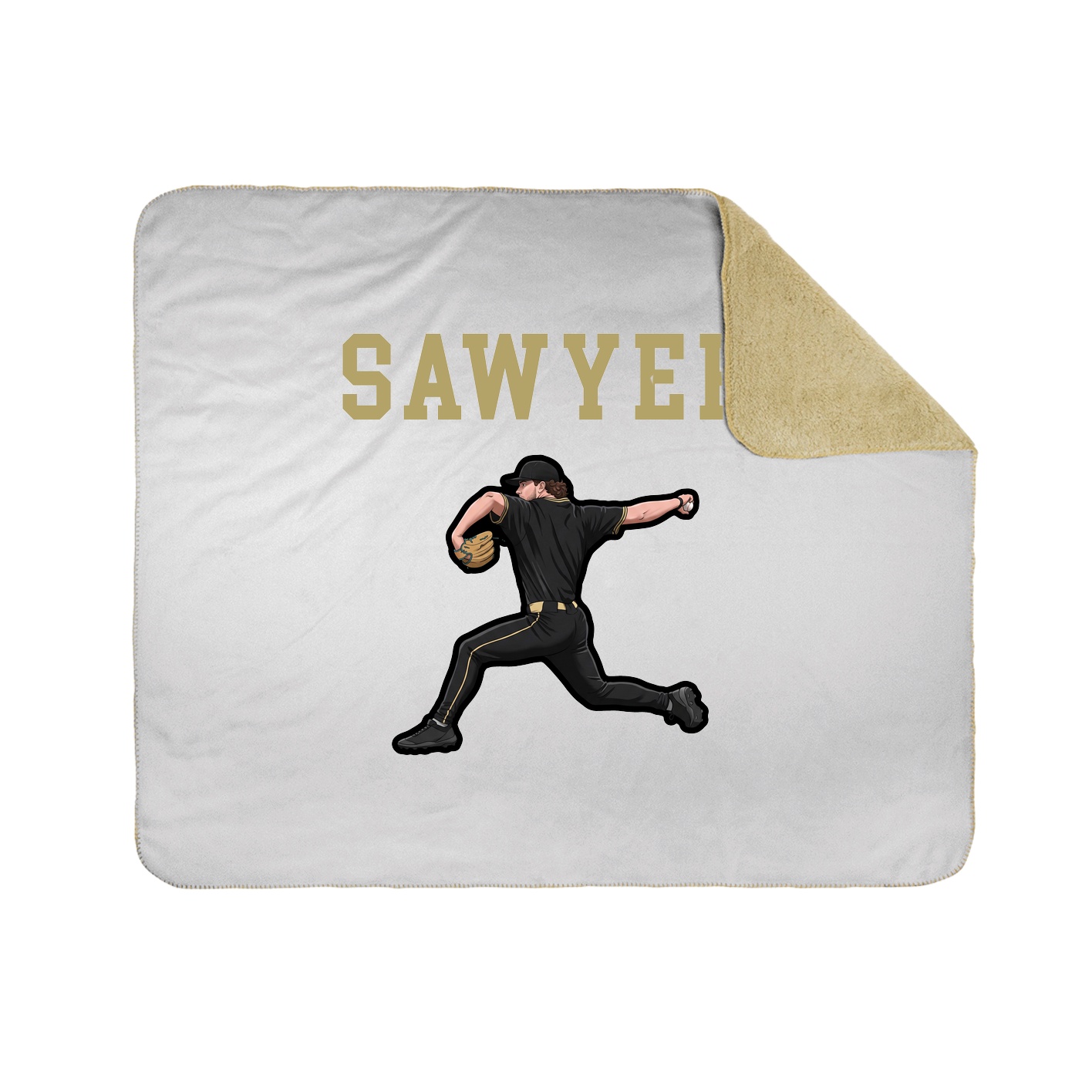 Throw Blanket — Shirsey in White