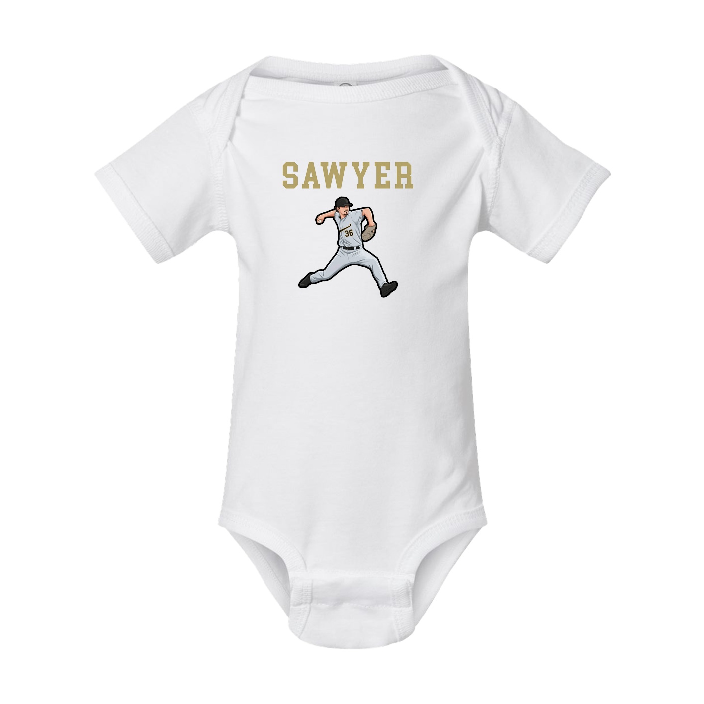 Baby Onesie — Shirsey in White