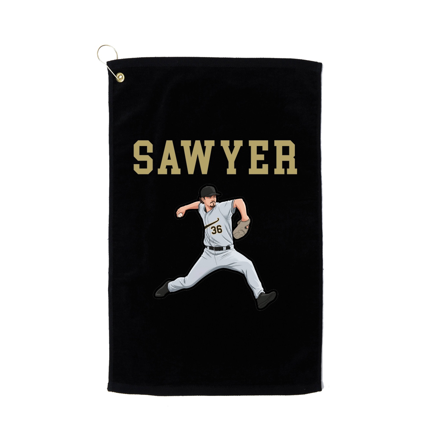 Golf Towel — Shirsey in Black