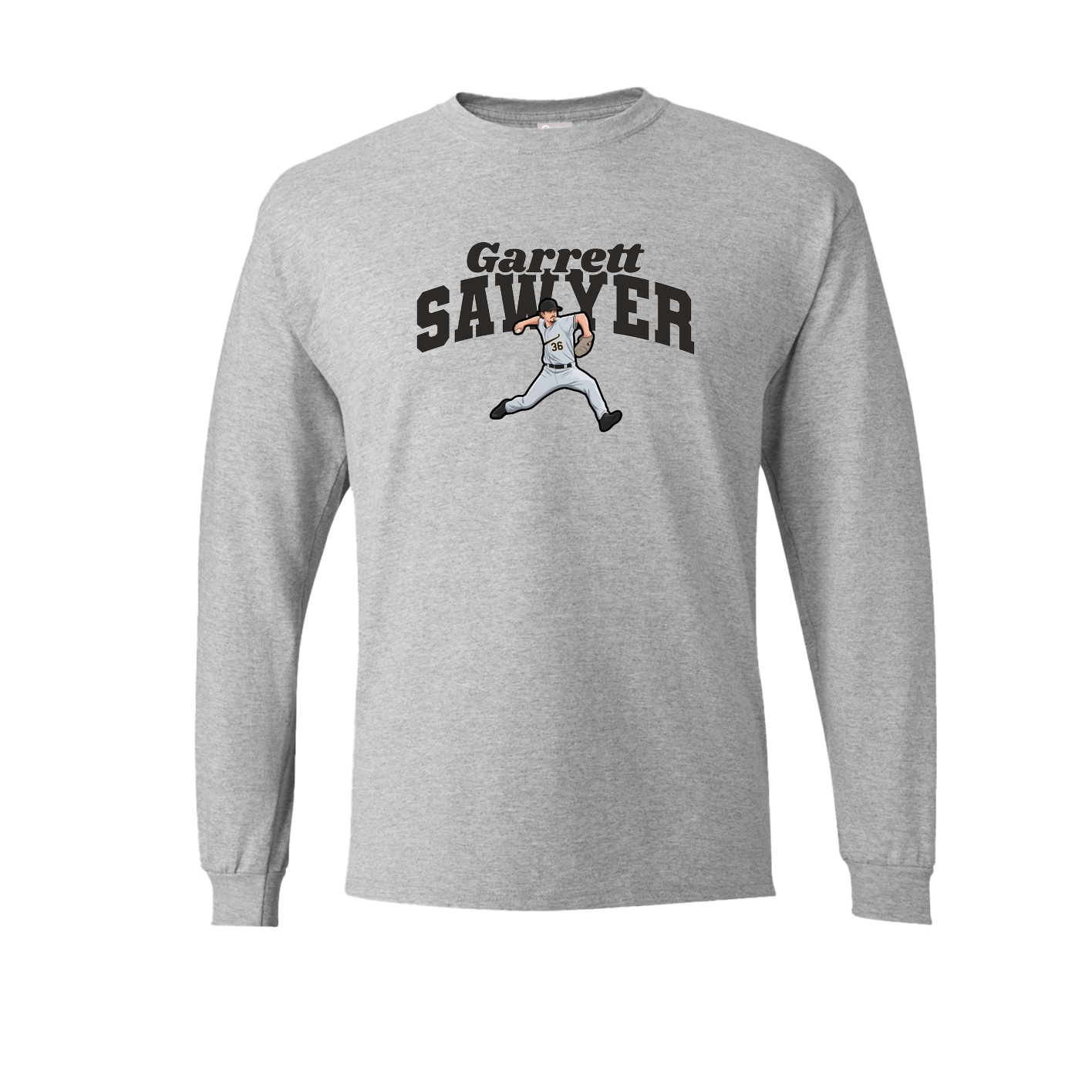 Long Sleeve Tee — Signature Arch in Grey