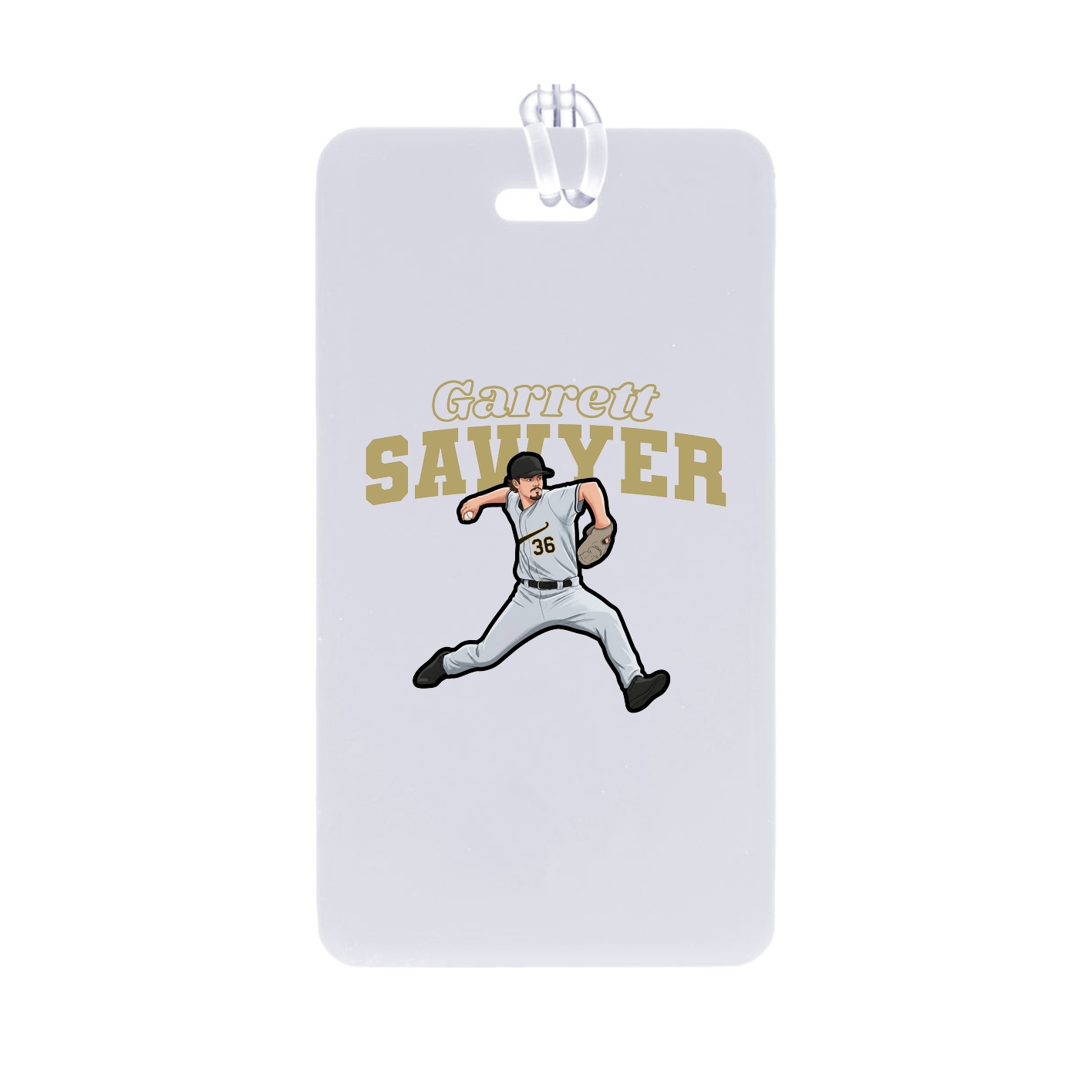 Bag Tag — Name Arch in Classic
