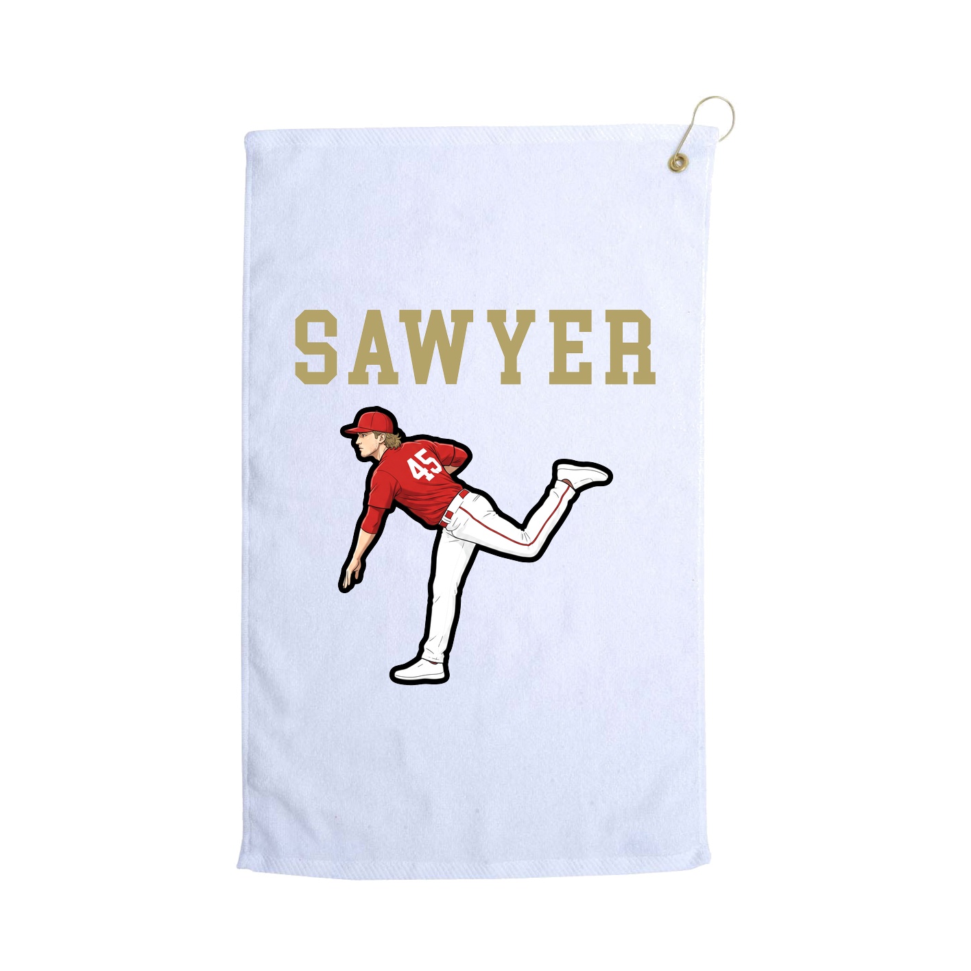 Golf Towel — Shirsey in White