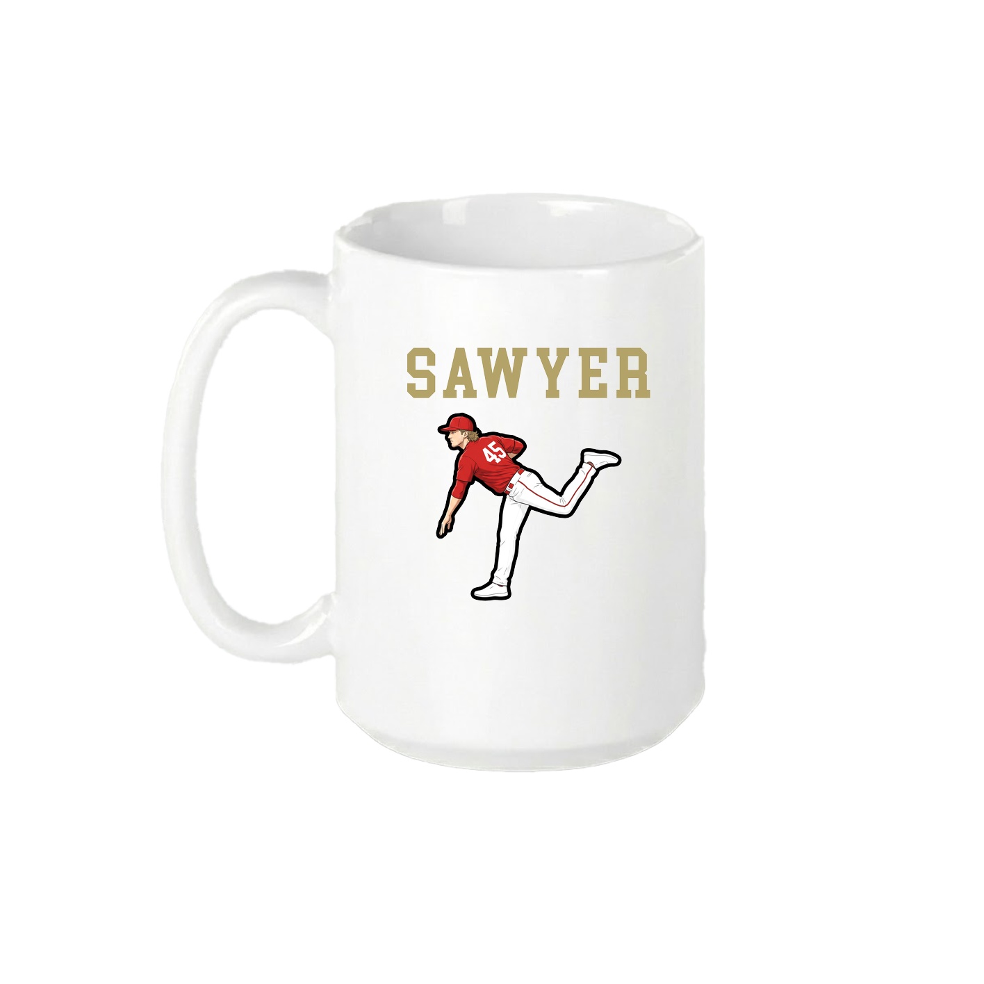 15oz Coffee Mug — Shirsey in White
