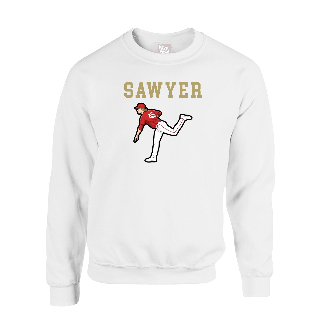 Fleece Crew — Shirsey in White