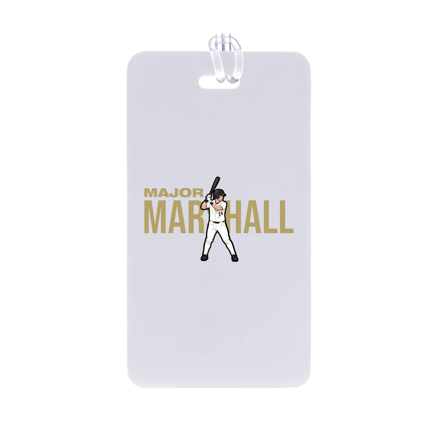 Bag Tag — Player Name in Classic