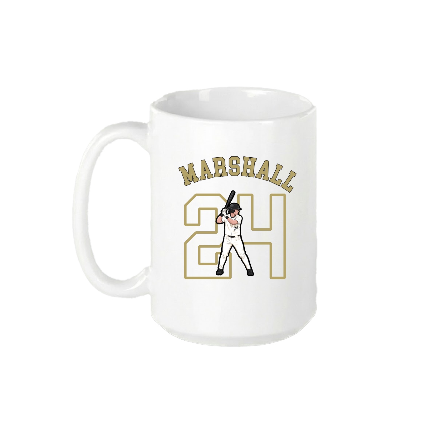 15oz Coffee Mug — Shirsey Arch in White