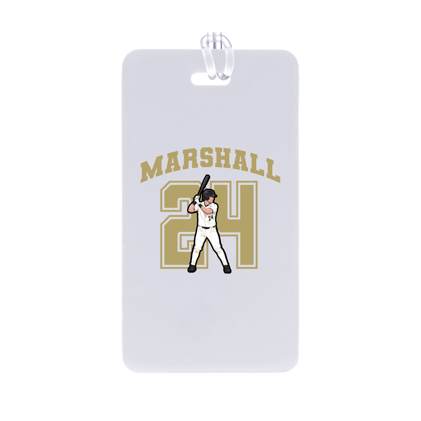 Bag Tag — Number in Classic