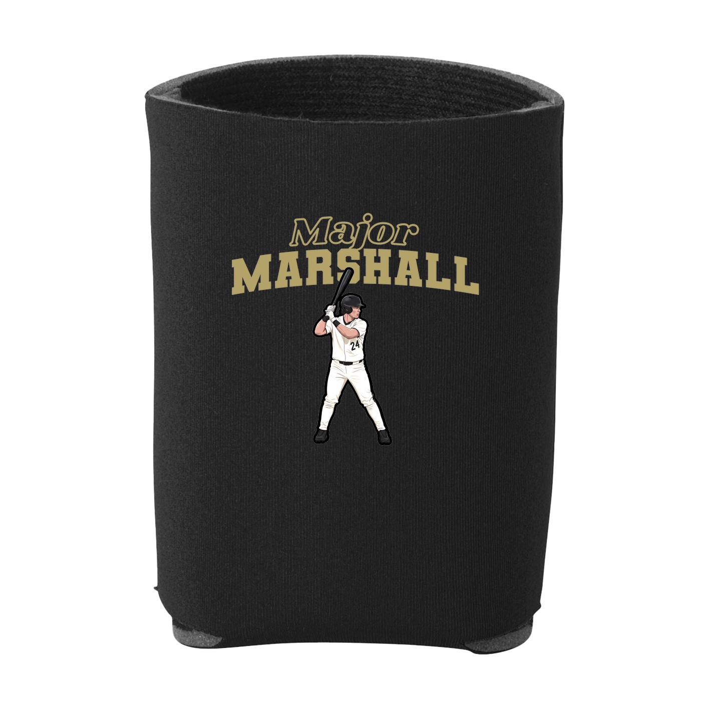 Can Holder — Name Arch in Black