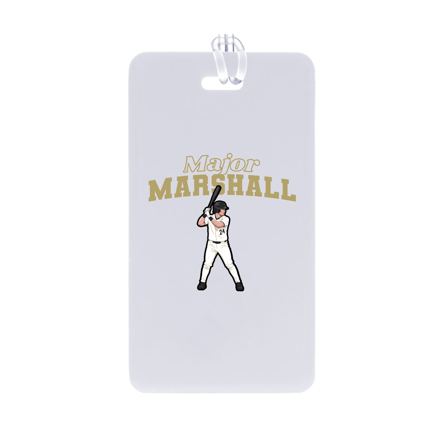 Bag Tag — Name Arch in Classic