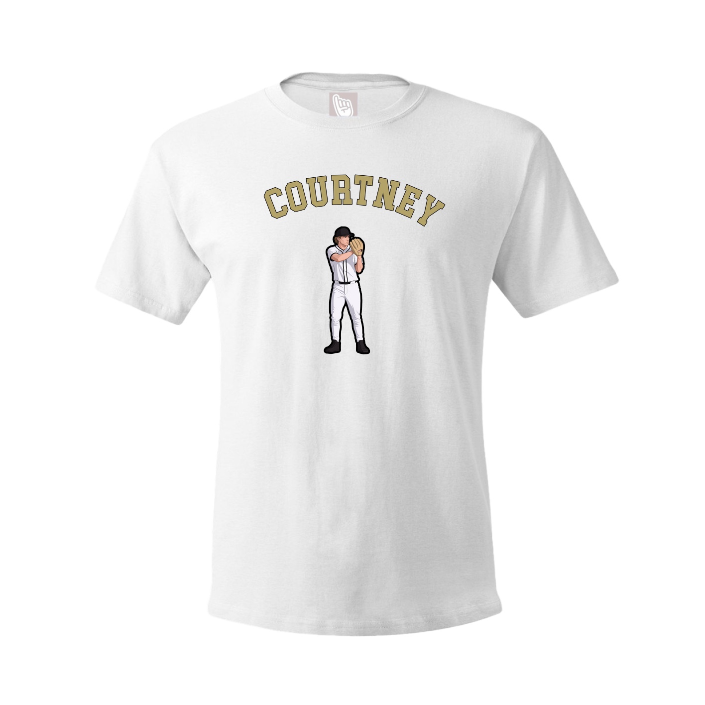 Youth Tee — Shirsey Arch in White