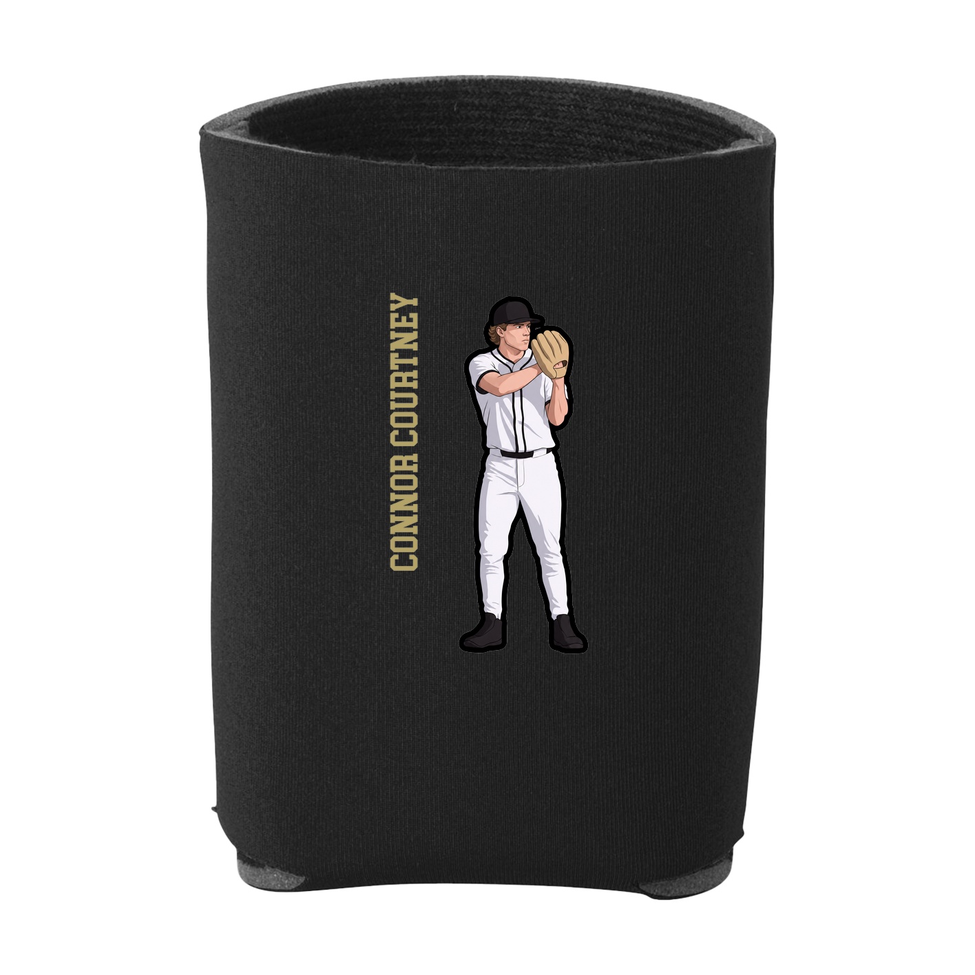 Can Holder — Name Vertical in Black