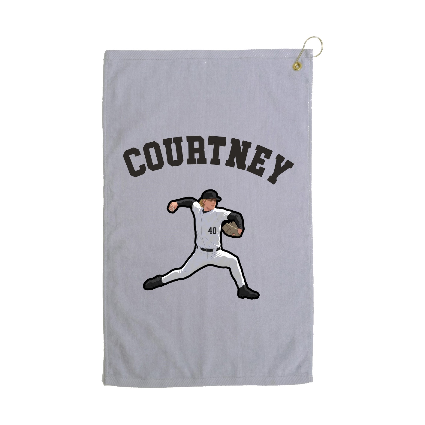 Golf Towel — Shirsey Arch in Grey