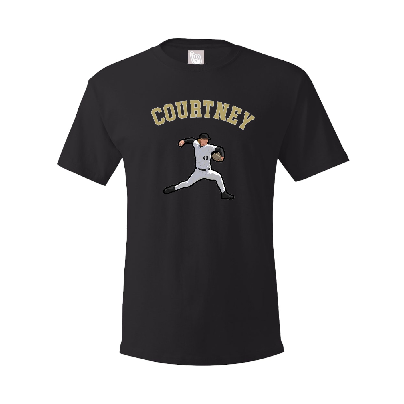 Youth Tee — Shirsey Arch in Black
