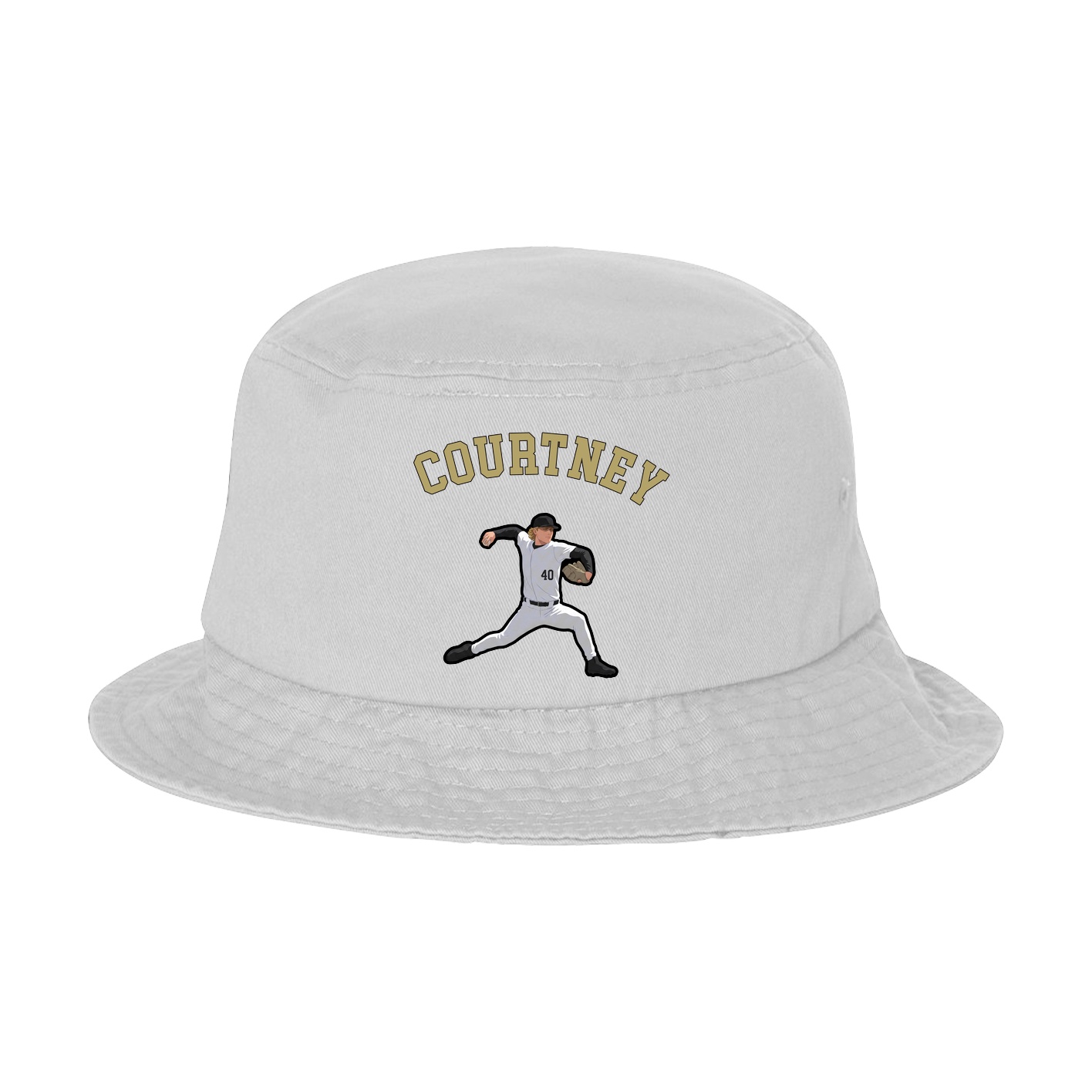 Bucket Cap — Shirsey Arch in White