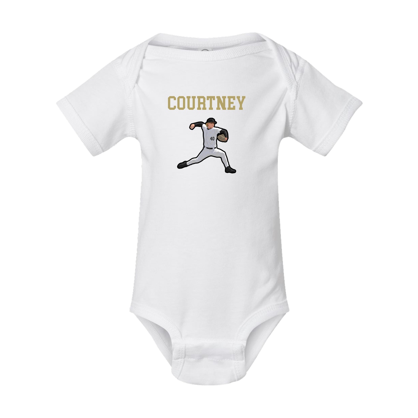 Baby Onesie — Shirsey in White