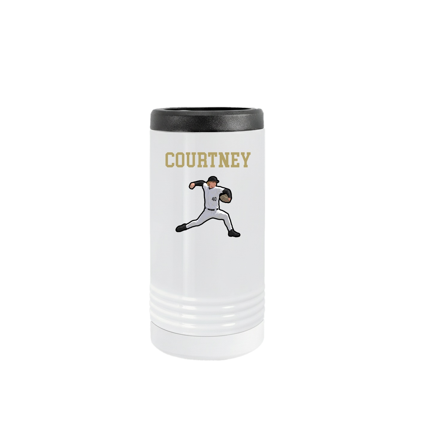 Slim Beverage Holder — Shirsey in White