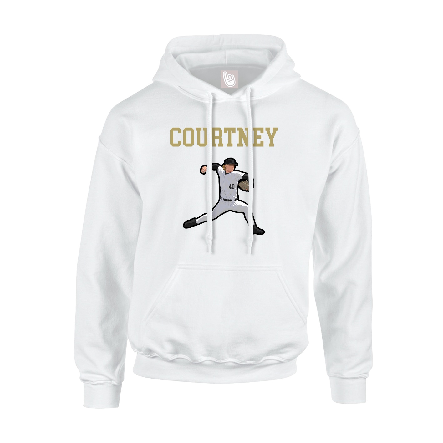 Youth Hoodie — Shirsey in White