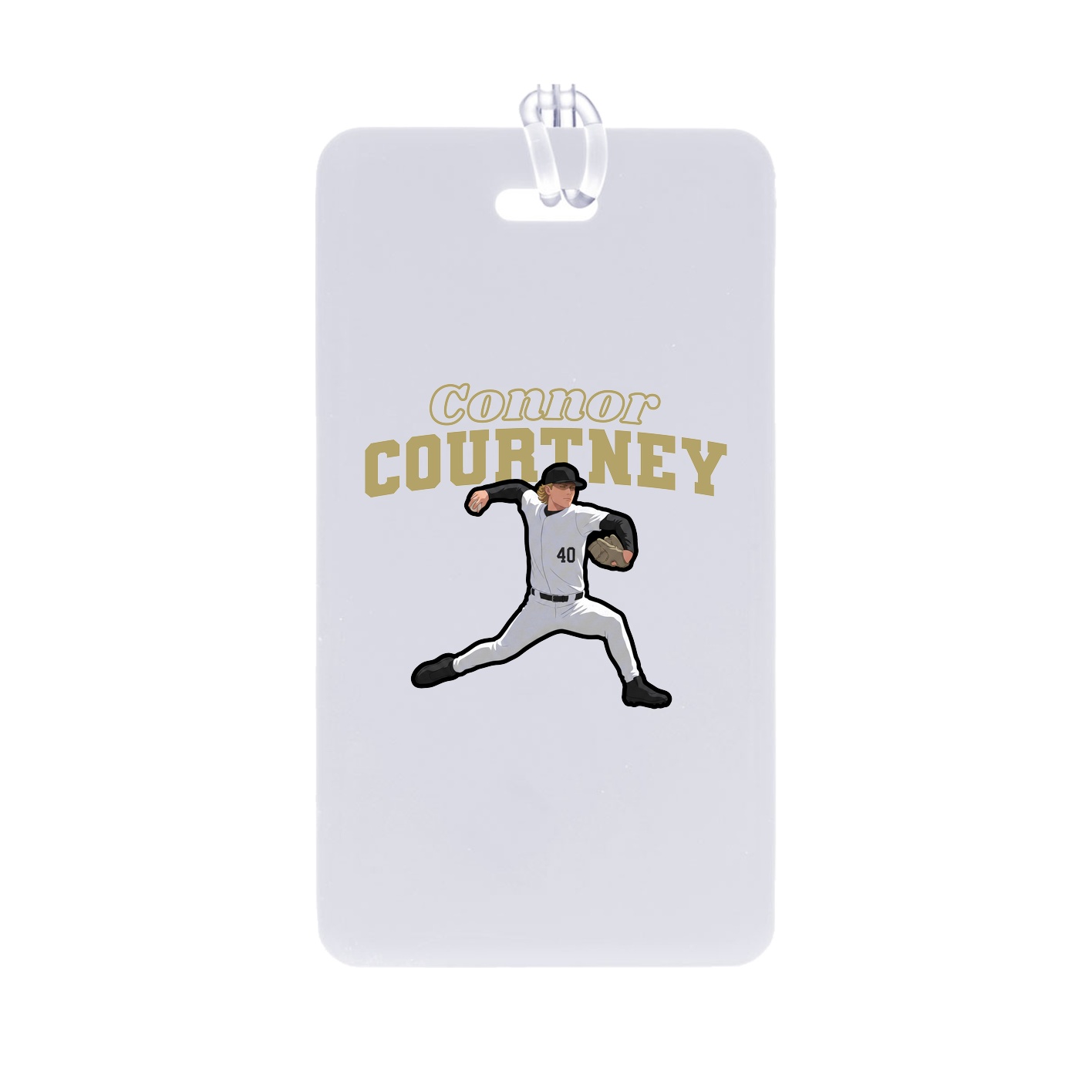 Bag Tag — Name Arch in Classic