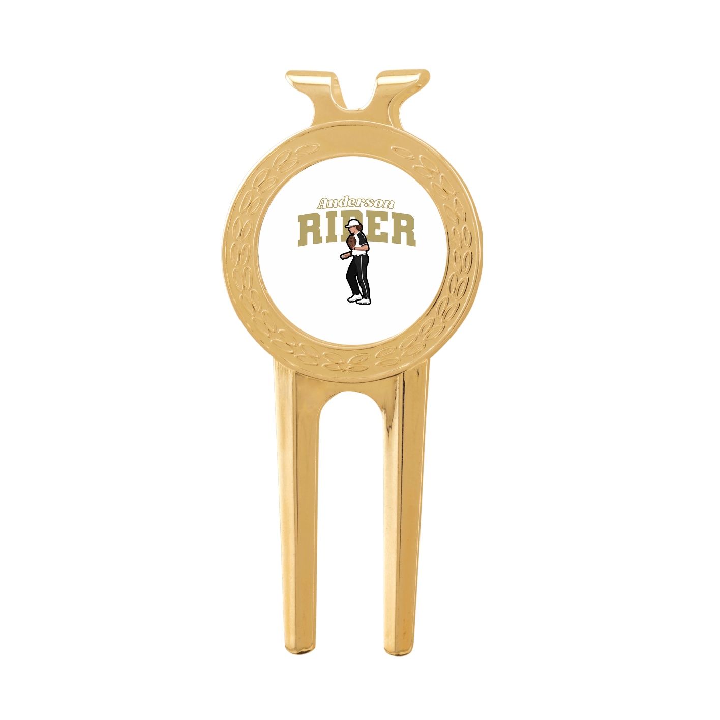 Divot Tool with Ball Marker — Name Arch in Classic