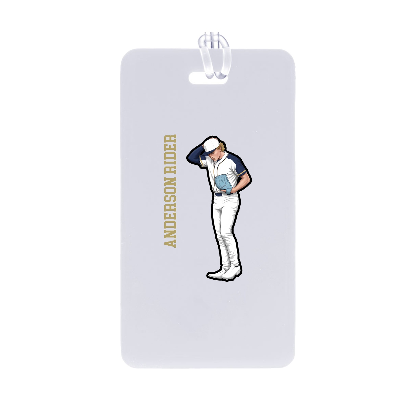 Bag Tag — Name Vertical in Classic