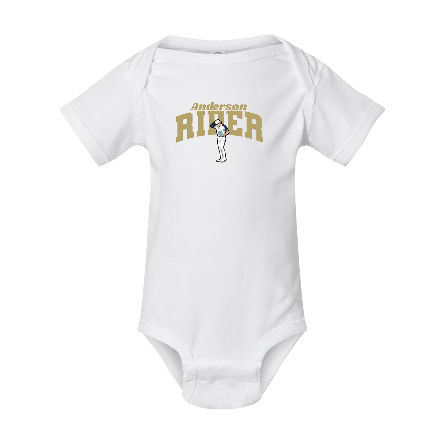 Baby Onesie — Signature Arch in White