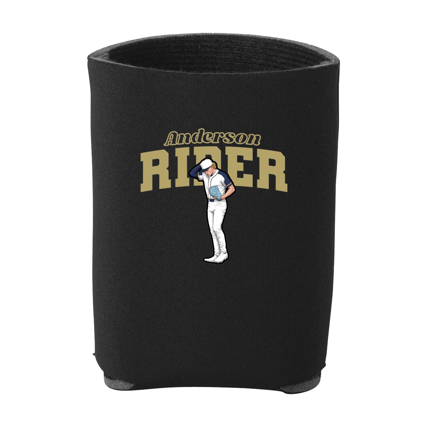 Can Holder — Name Arch in Black