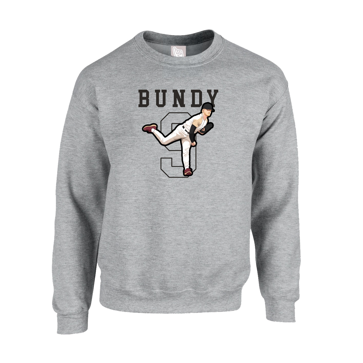 Fleece Crew — Shirsey in Grey