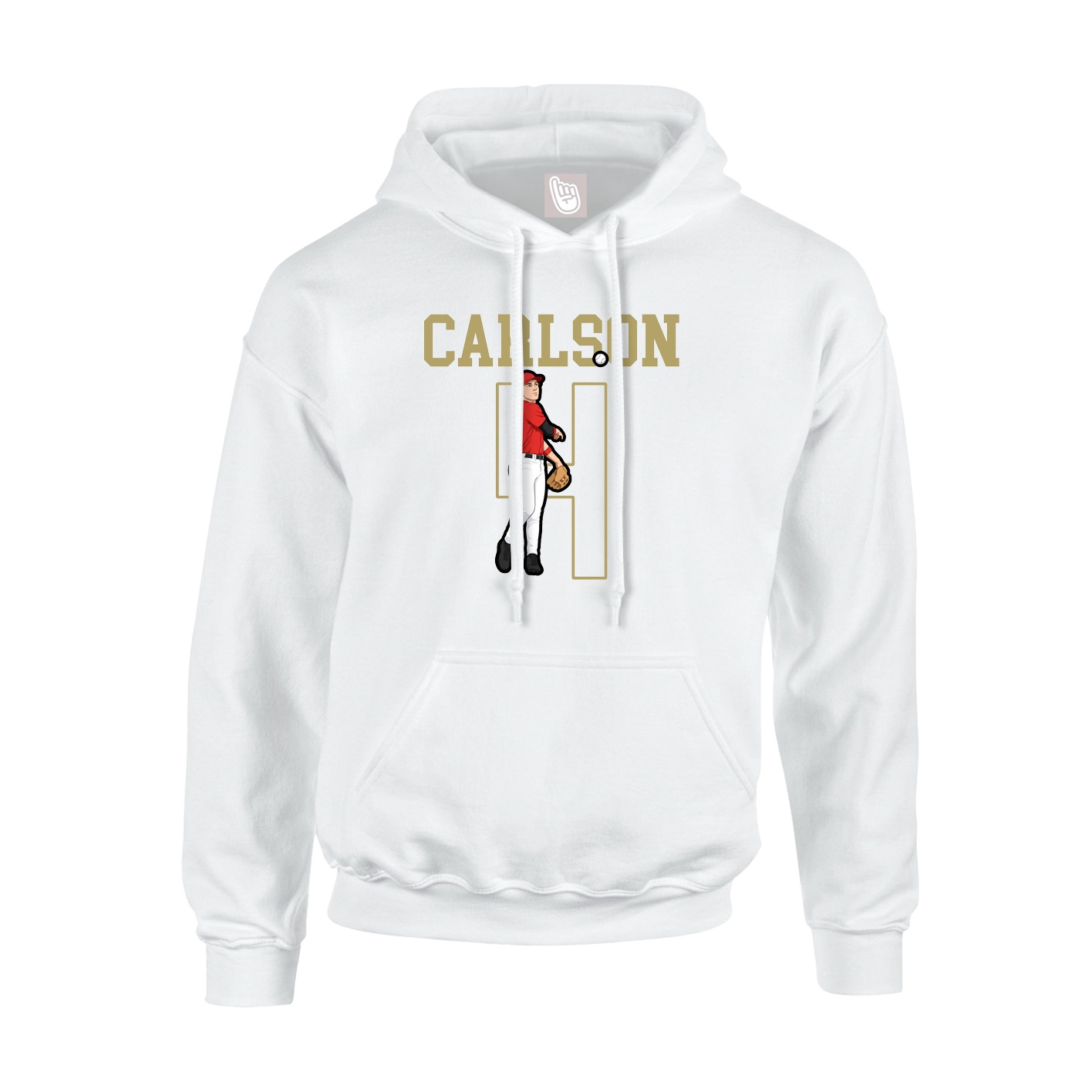 Hoodie — Shirsey in White