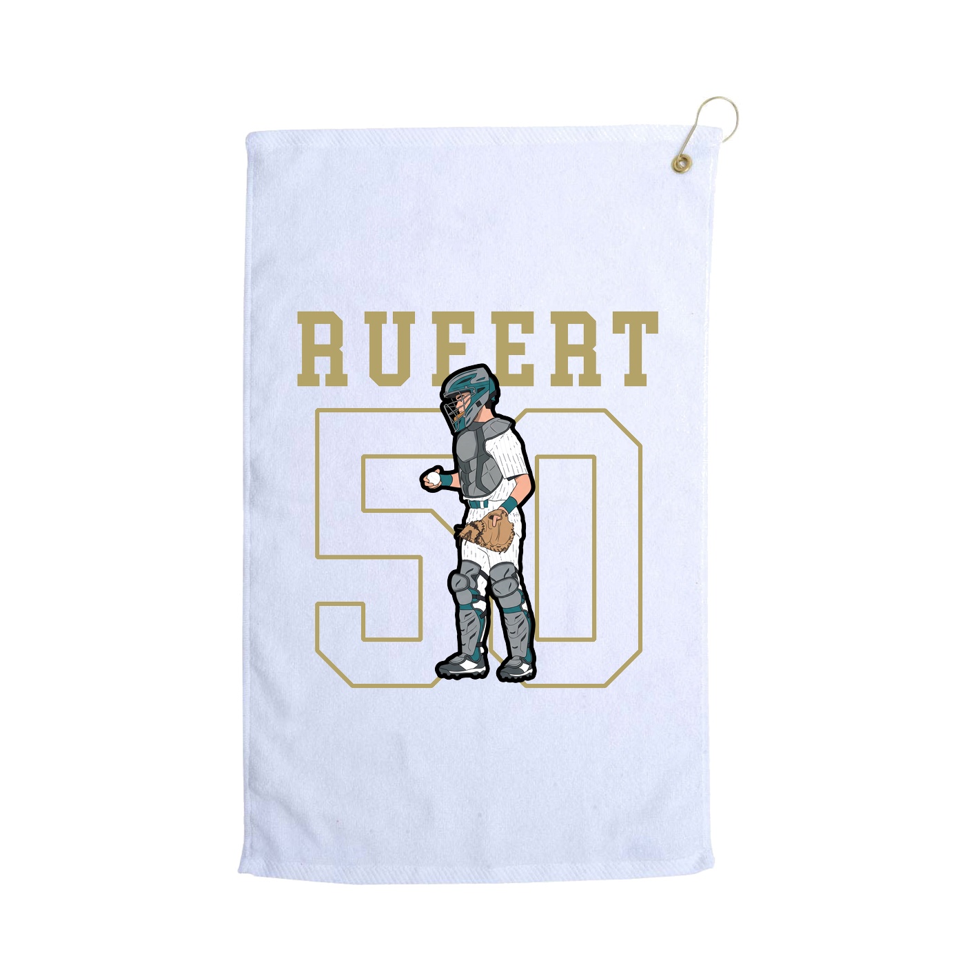Golf Towel — Shirsey in White