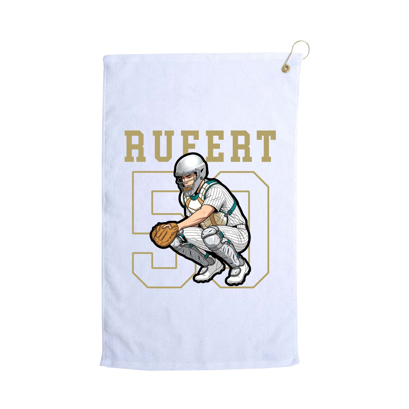 Golf Towel — Shirsey in White