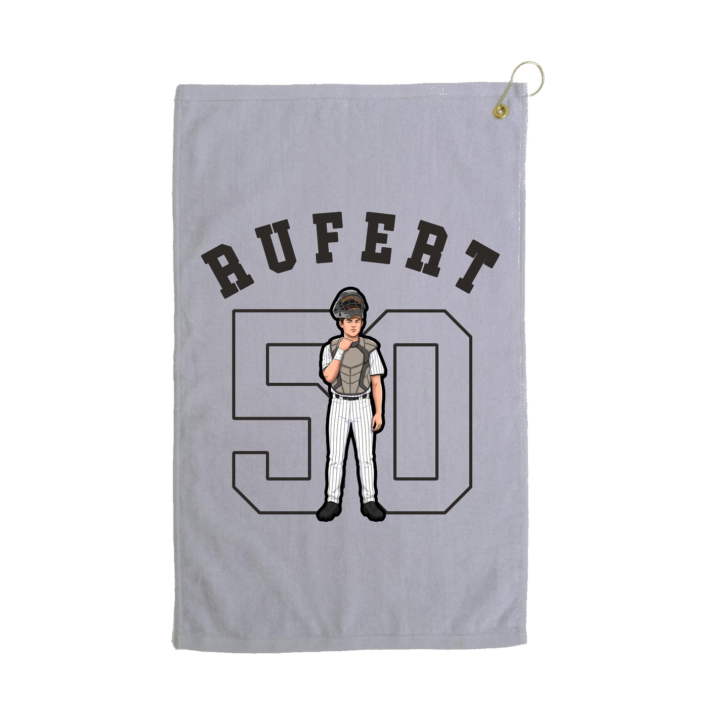 Golf Towel — Shirsey Arch in Grey