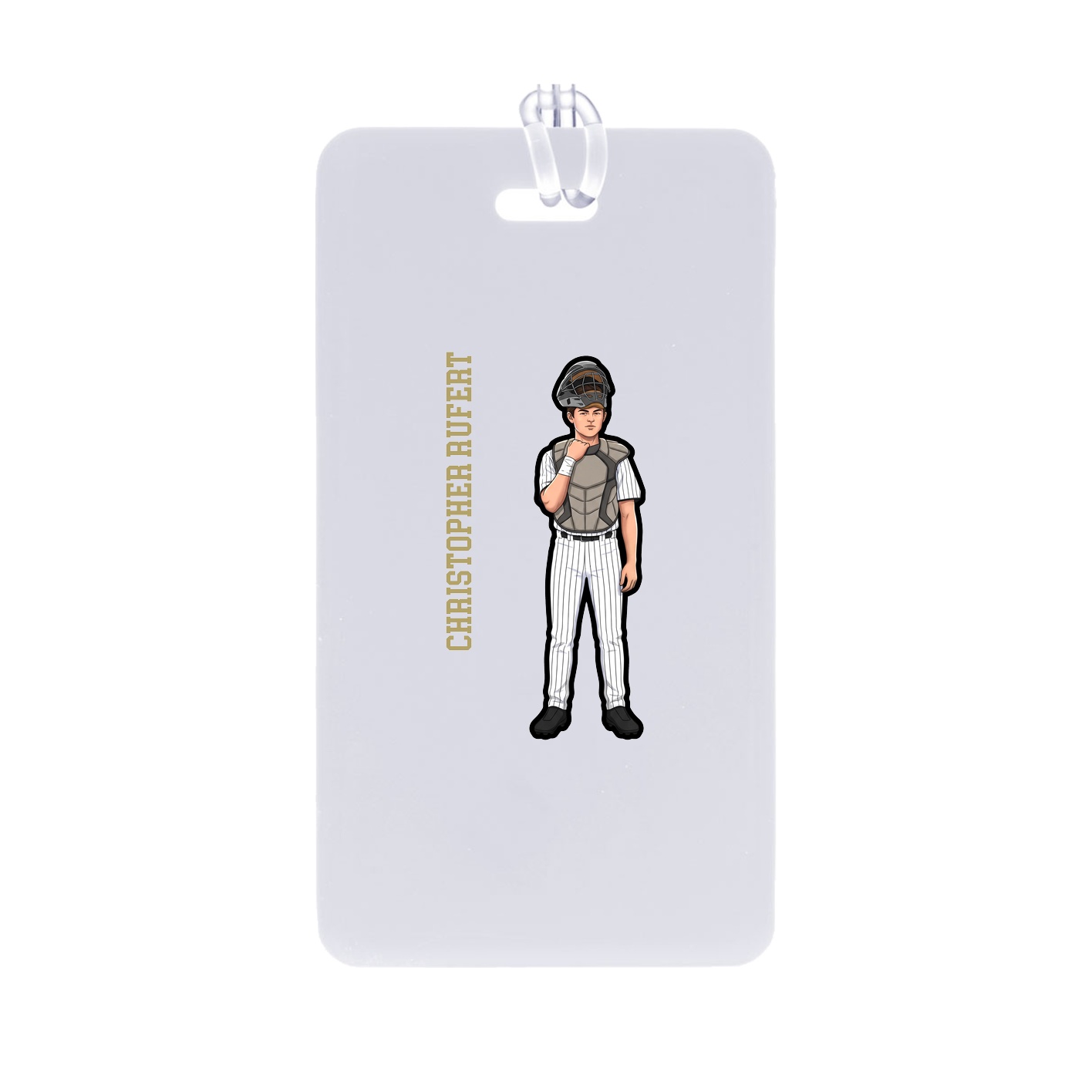 Bag Tag — Name Vertical in Classic
