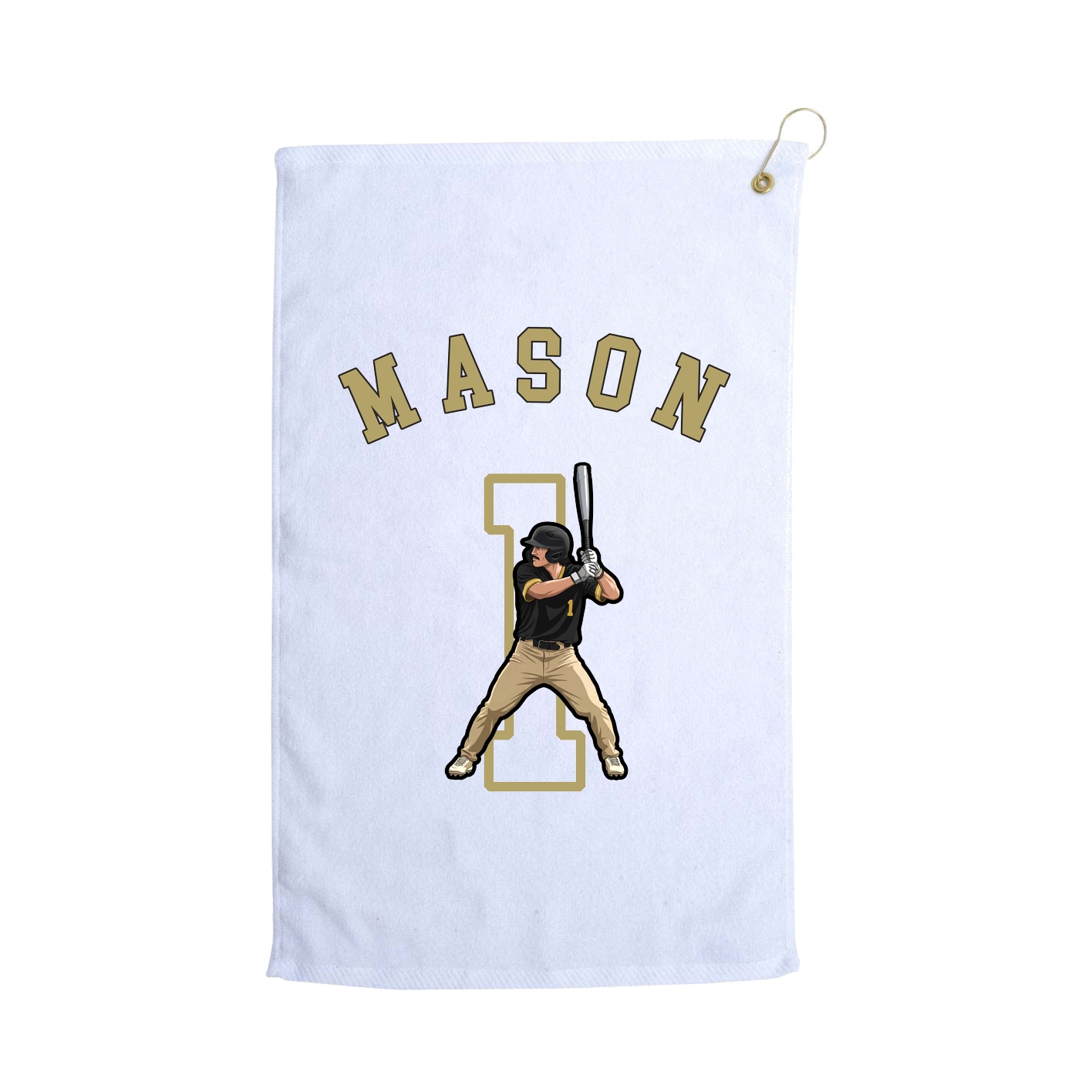 Golf Towel — Shirsey Arch in White