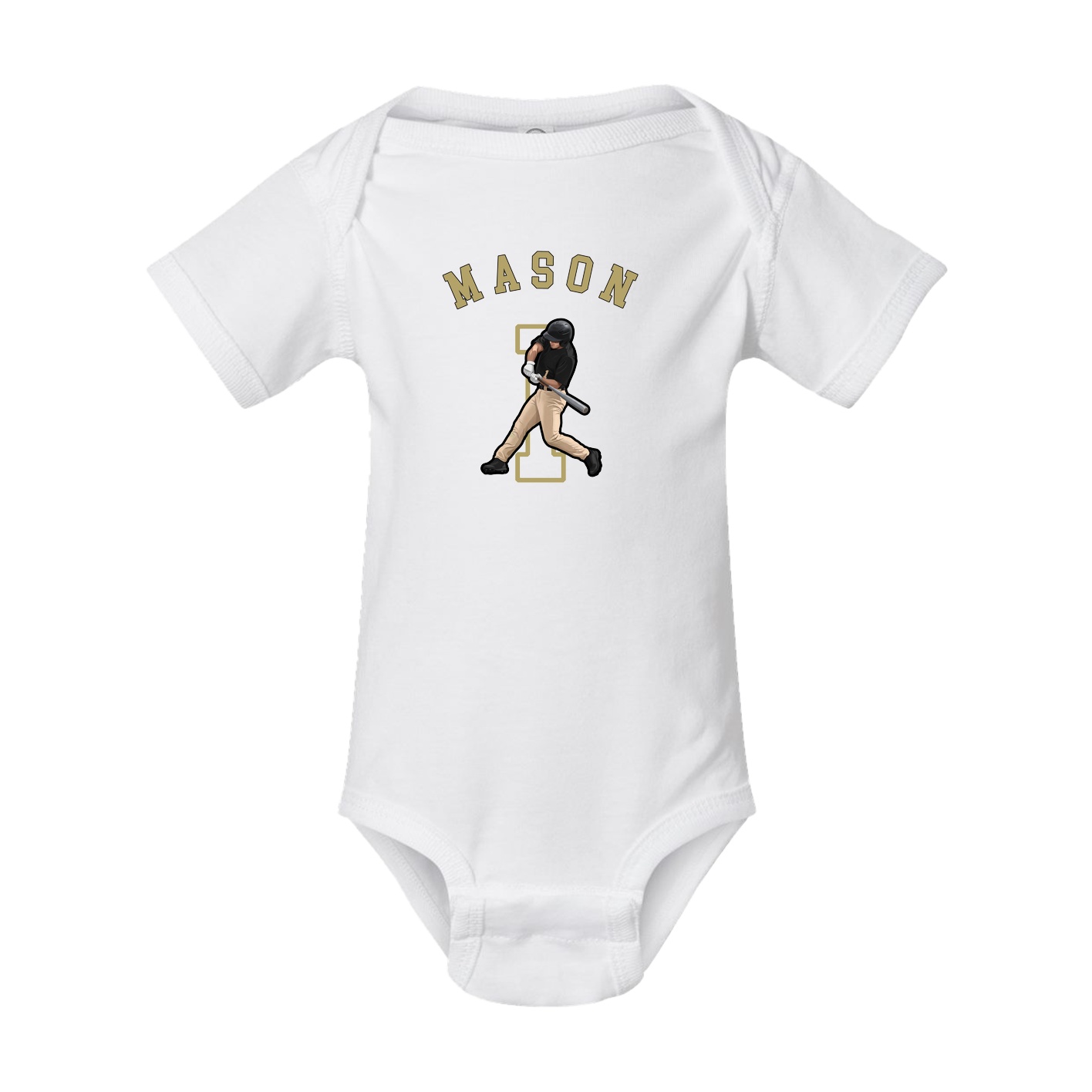 Baby Onesie — Shirsey Arch in White