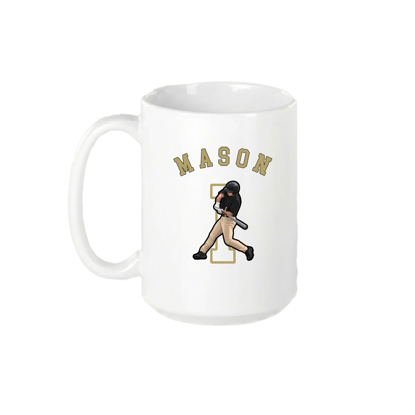 15oz Coffee Mug — Shirsey Arch in White