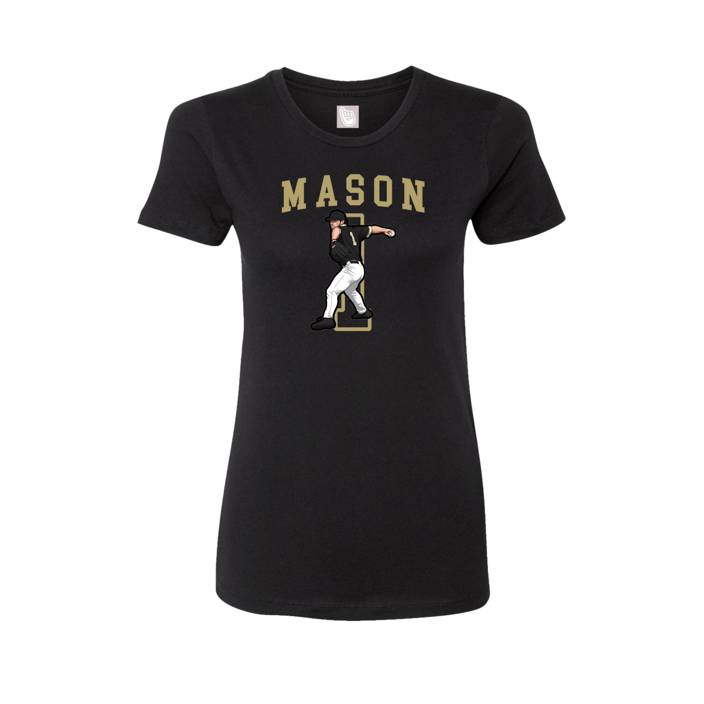 Fitted Women's Tee — Shirsey in Black