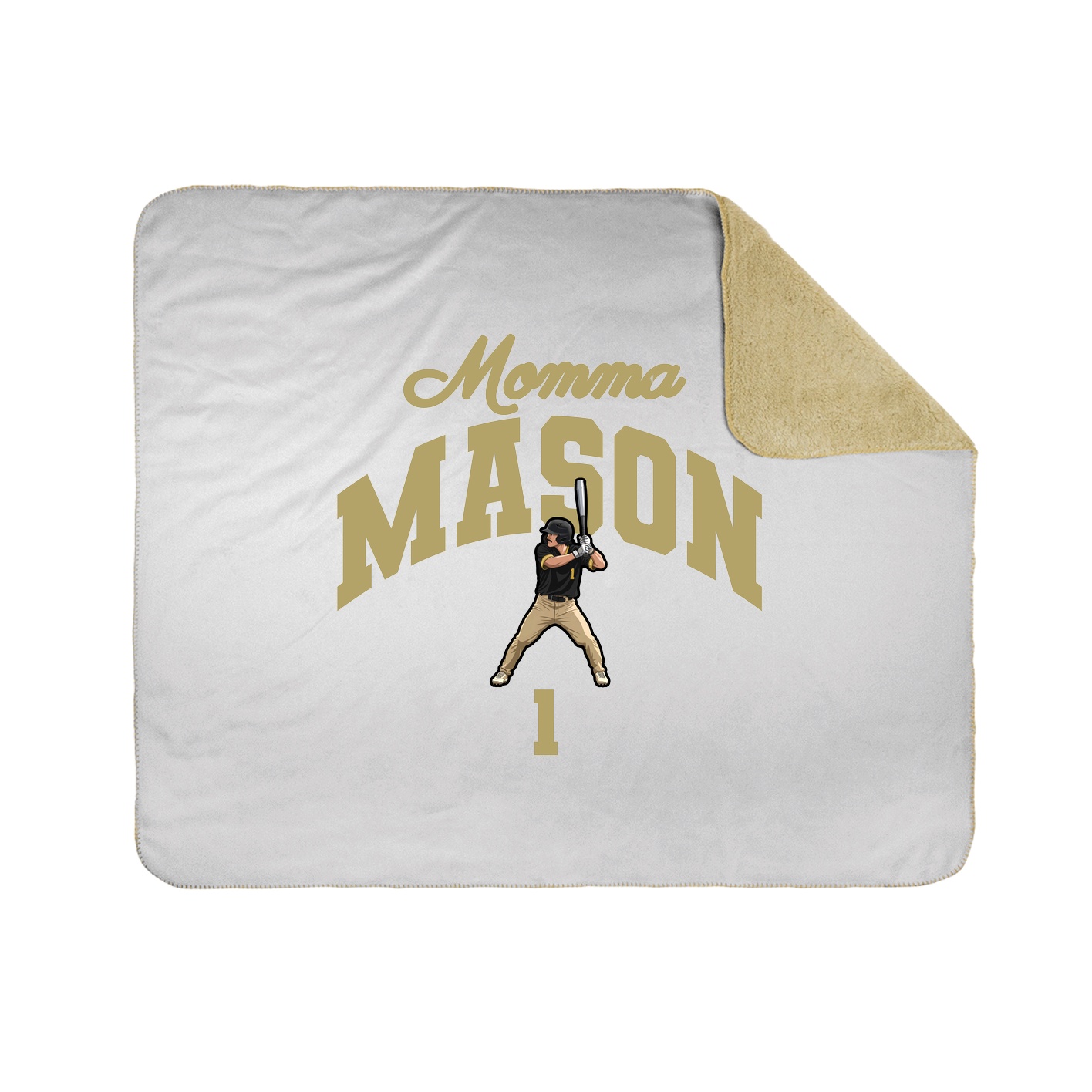 Throw Blanket — Mothers Day Arch in White