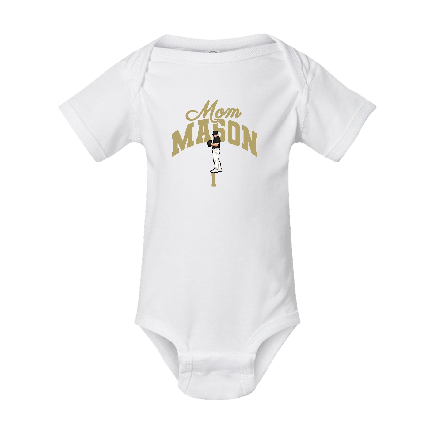 Baby Onesie — Mothers Day Arch in White