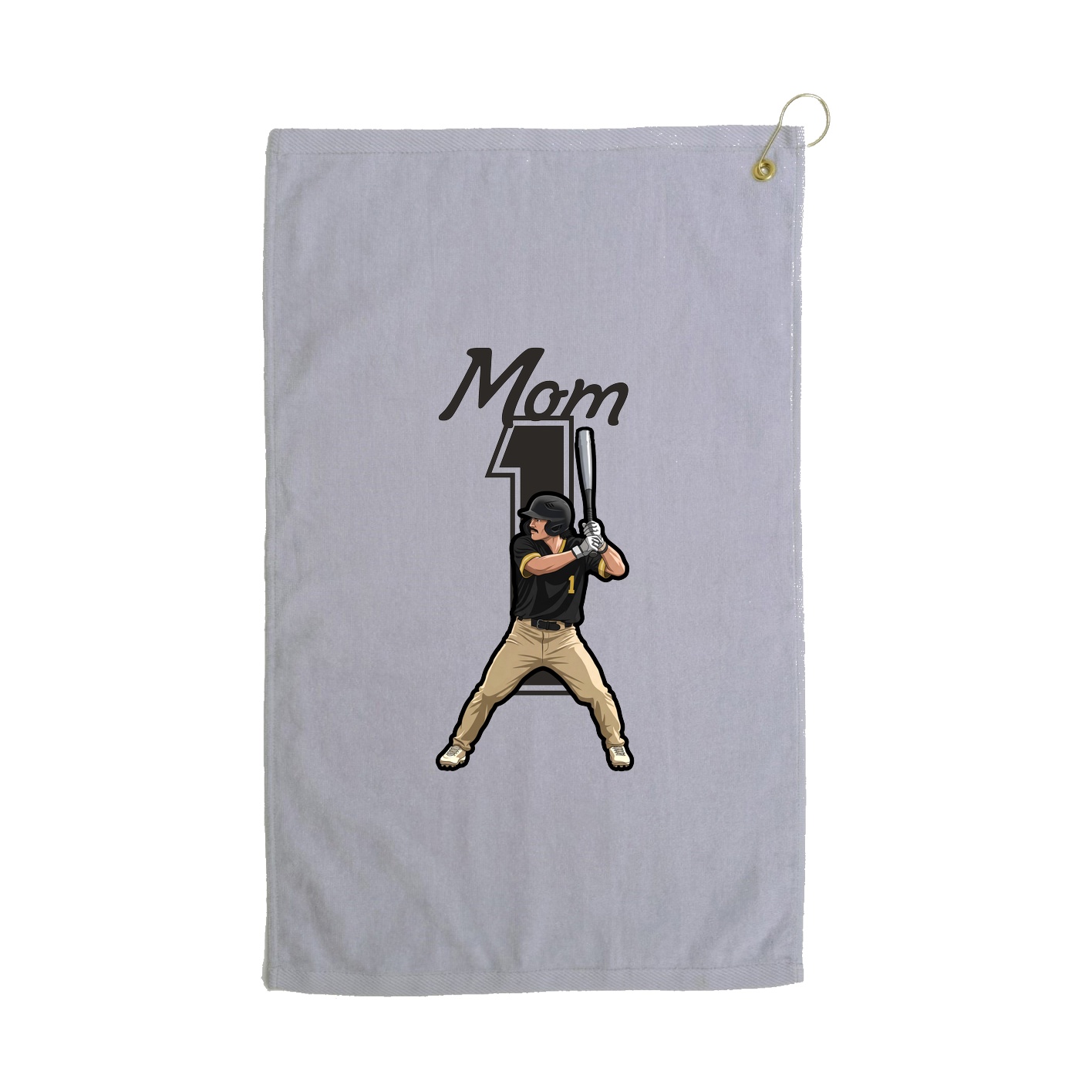 Golf Towel — Mothers Day Shirsey in Grey